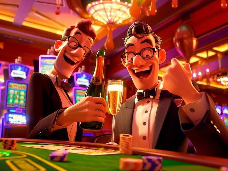 Pengguna menikmati permainan slot dan hiburan virtual dengan tema beragam di platform uno46